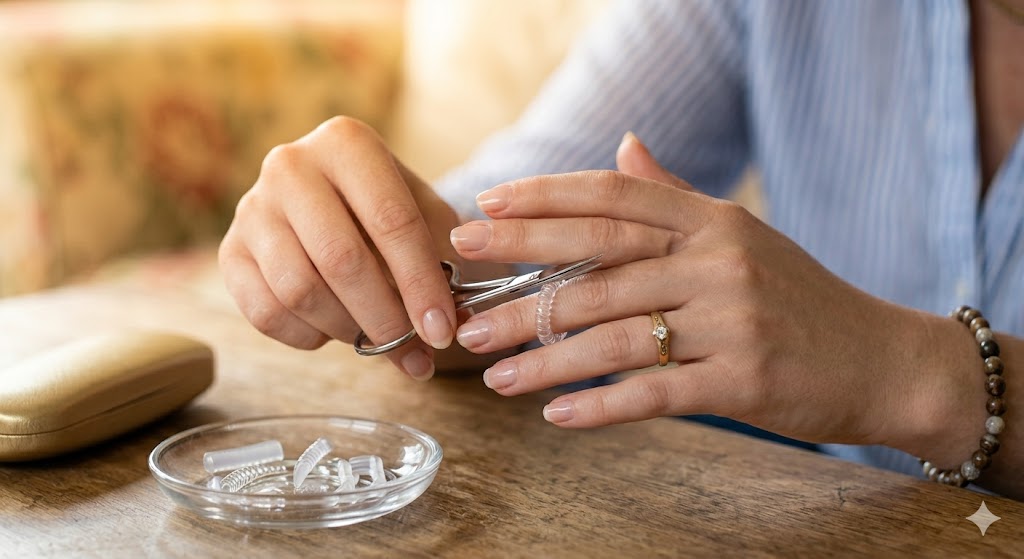 リングアジャスターを使用する