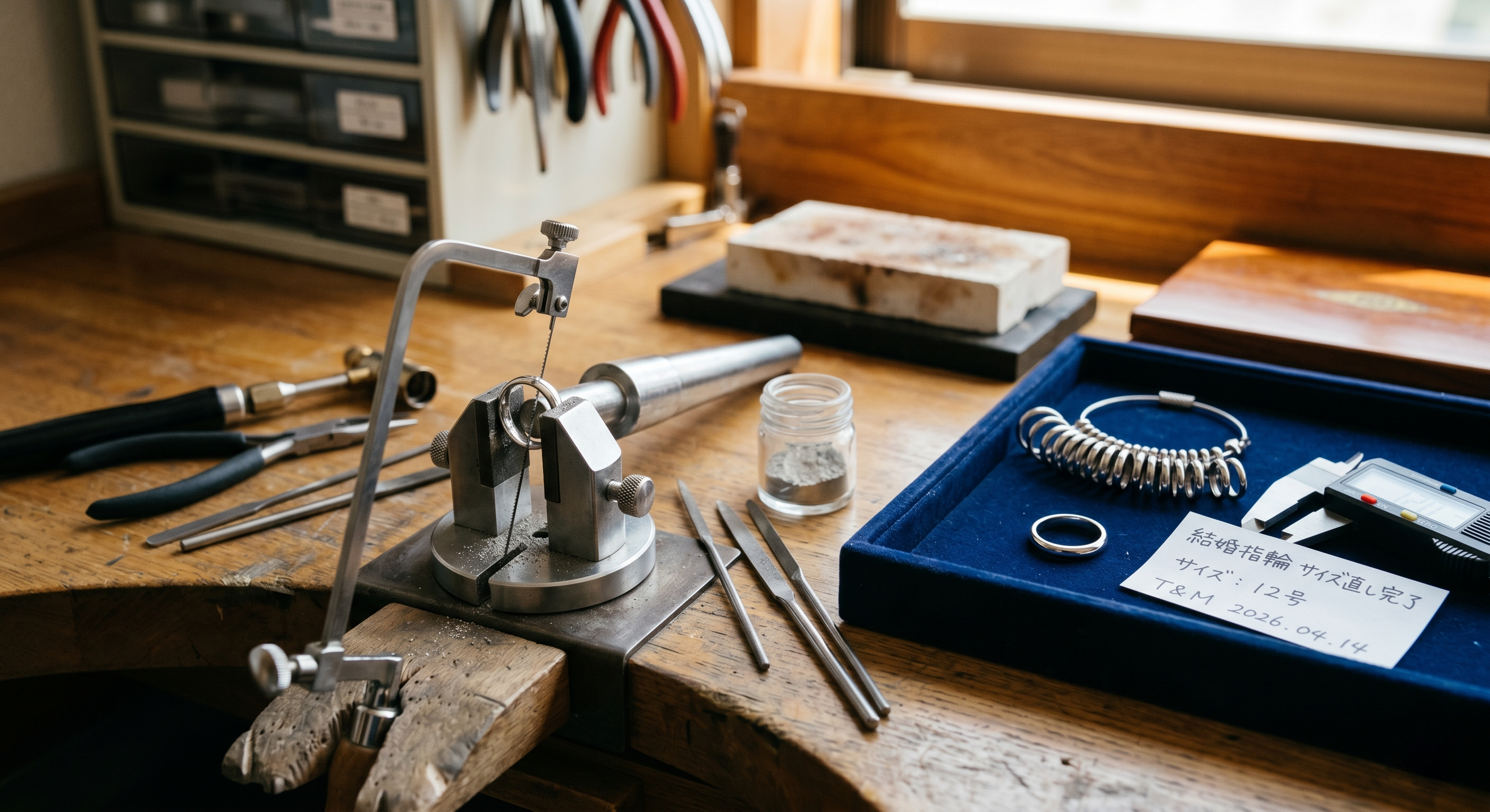 結婚指輪のサイズ直し